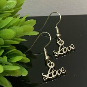 Love Earring, Valentine's Day Earring, Gift Idea, Anniversary Gift, Love Jewelry